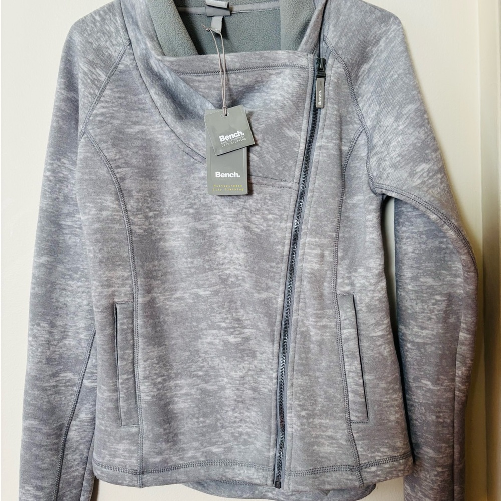 Bench 🇬🇧 Definite Heathered Gray Utility Jacket
